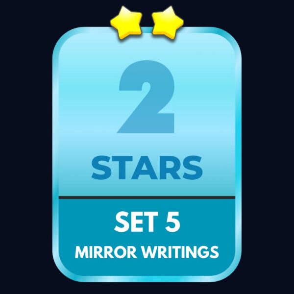 Set 5 - ⭐️2 - Mirror Writings