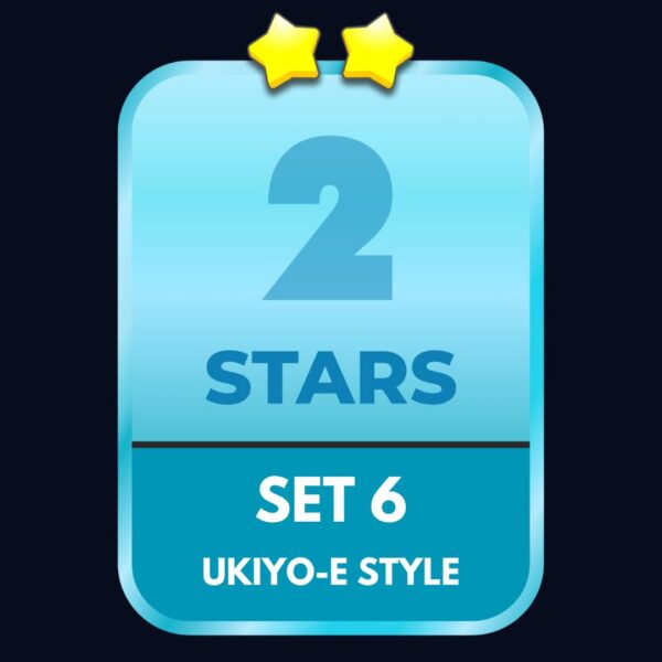 Set 6 - ⭐️2 - Ukiyo-e Style