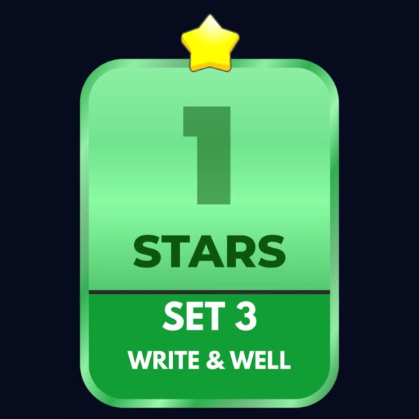 Set 3 - ⭐️1 - Write & Well