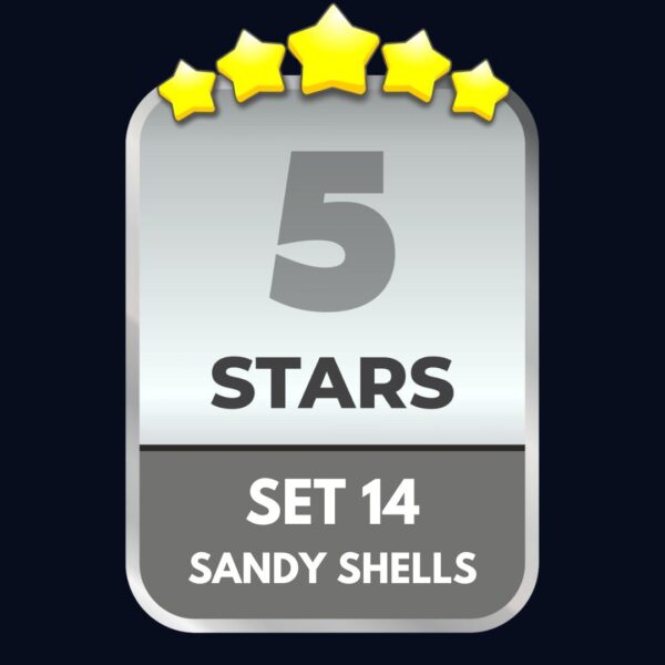 Set 14 - ⭐️5 - Sandy Shells