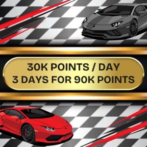 Racer Event - 30k Point/Say 3 Day = 90k Point