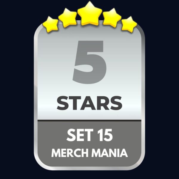 Set 15 - ⭐️5 - Merch Mania