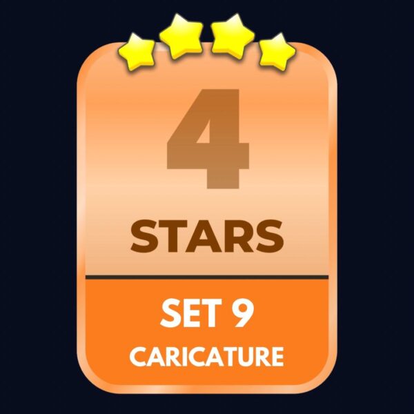 Set 9 - ⭐️4 - Caricature