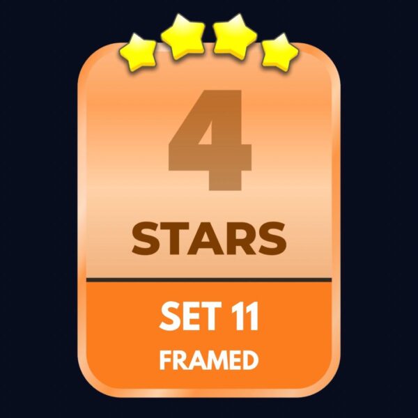 Set 11 - ⭐️4 - Framed