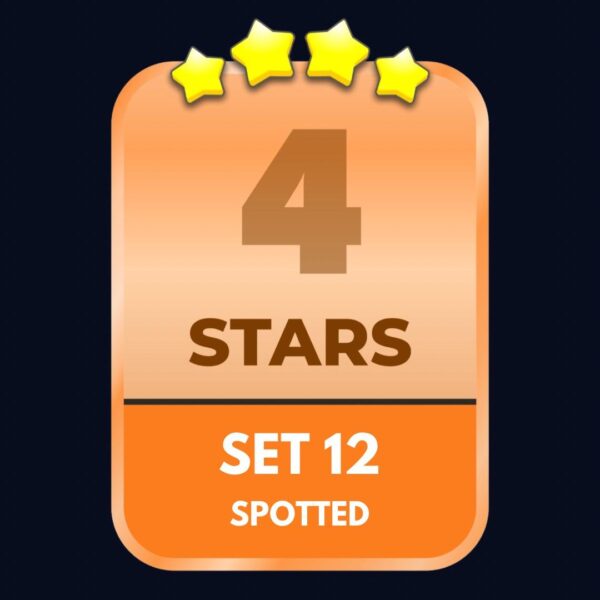 Set 12 - ⭐️4 - Spotted