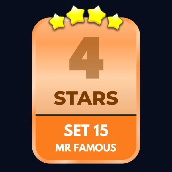 Set 15 - ⭐️4 - Mr Famous